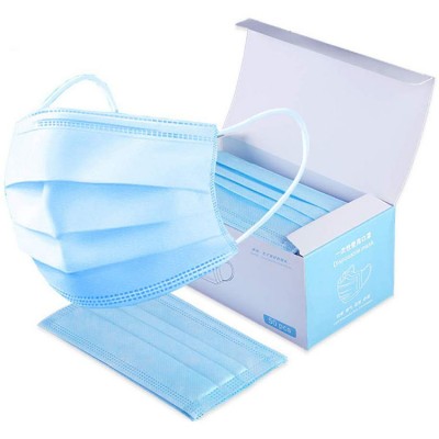 Disposable Personal Non Woven Disposable Face Mask Wholesale 3 Layers Disposable Face Mask